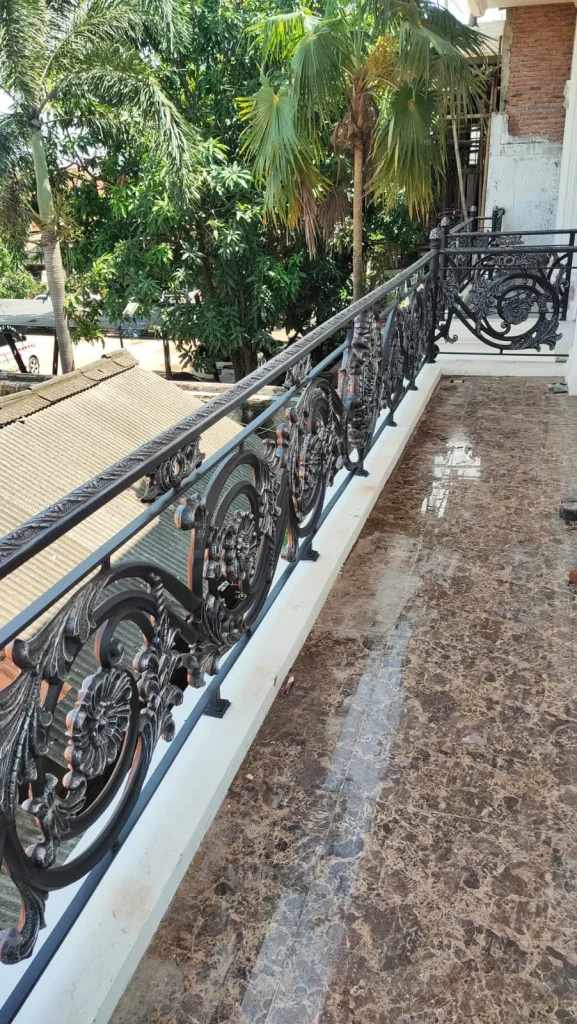 foto pagar railing balkon lantai 2 ciamis