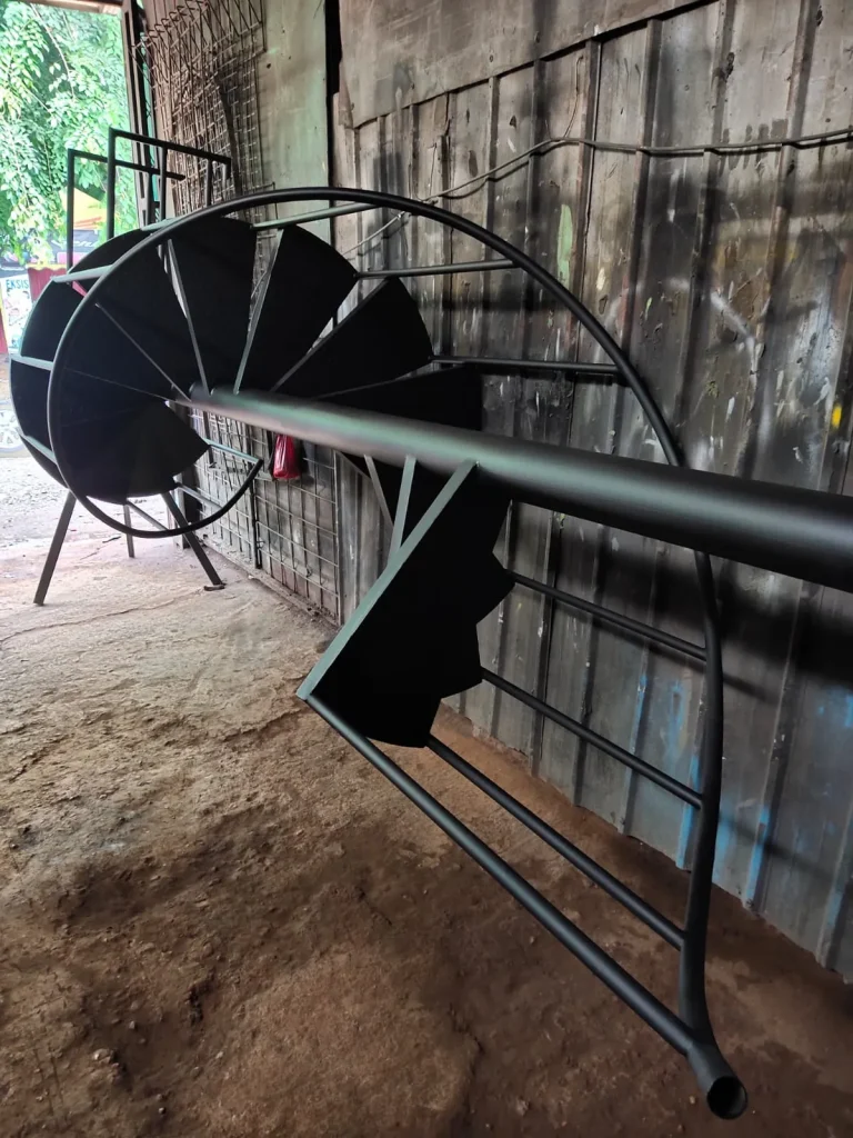 foto tangga putar minimalis ciamis